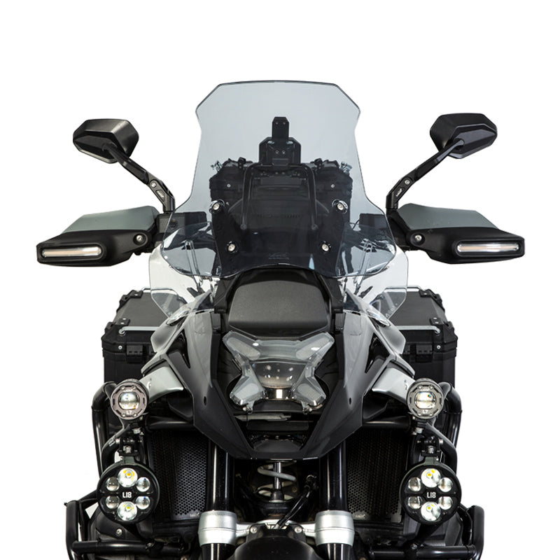 LOBOO Touring Windshield for BMW R1300GS / R1300GS Adventure – Optical-Grade Polycarbonate, Scratch-Resistant