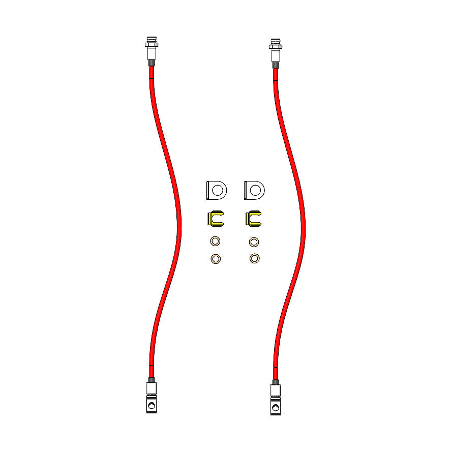 Jeep Front Brake Lines (1984-2006, TJ/LJ/XJ/ZJ)