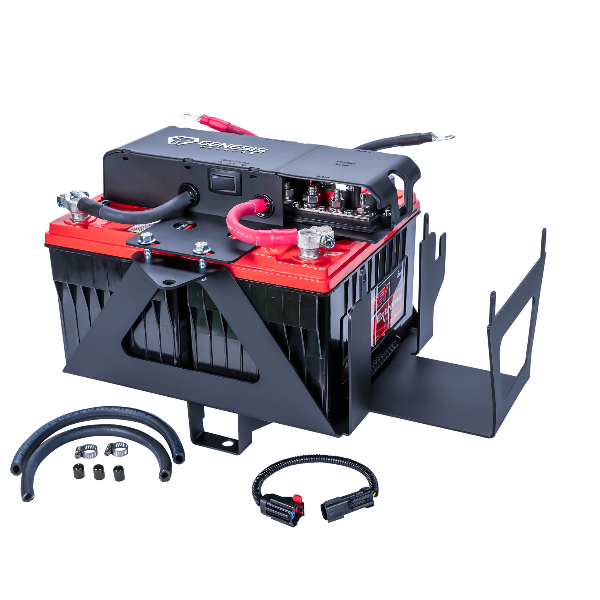 Genesis Offroad Gen 3 Dual Battery Kit for 2007–2018 Jeep Wrangler JK