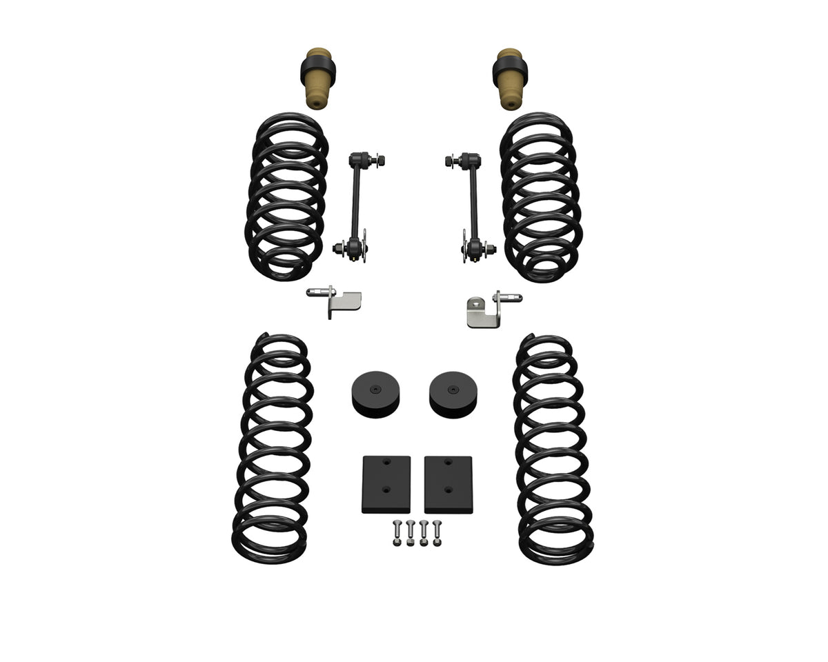 TeraFlex 1.5" Sport ST1 Spring Lift without shocks for Jeep Wrangler JK 2-door 2007-2018