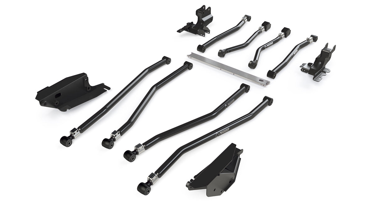 TeraFlex JT: Alpine Long Arm & Bracket Kit - 8-Arm (3-6" Lift)