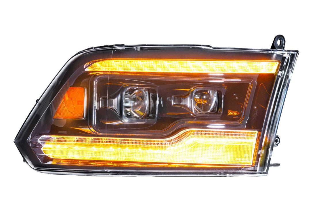 Morimoto amber XB LED headlights for Ram 1500 2016-2018 and 1500 Classic
