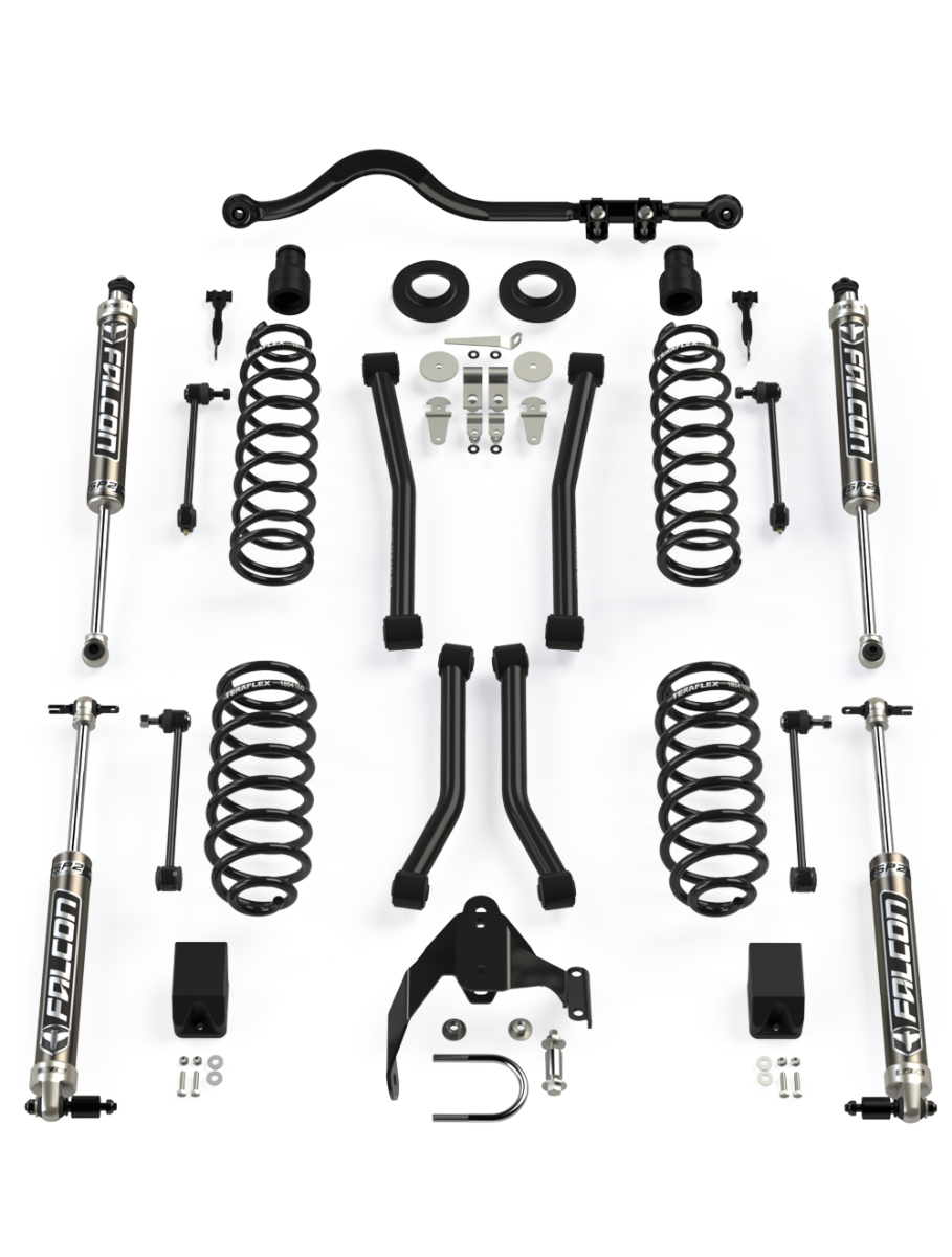 Falcon 3-inch Trail Select Adventure suspension kit with 2.1 shocks for Jeep Wrangler JK