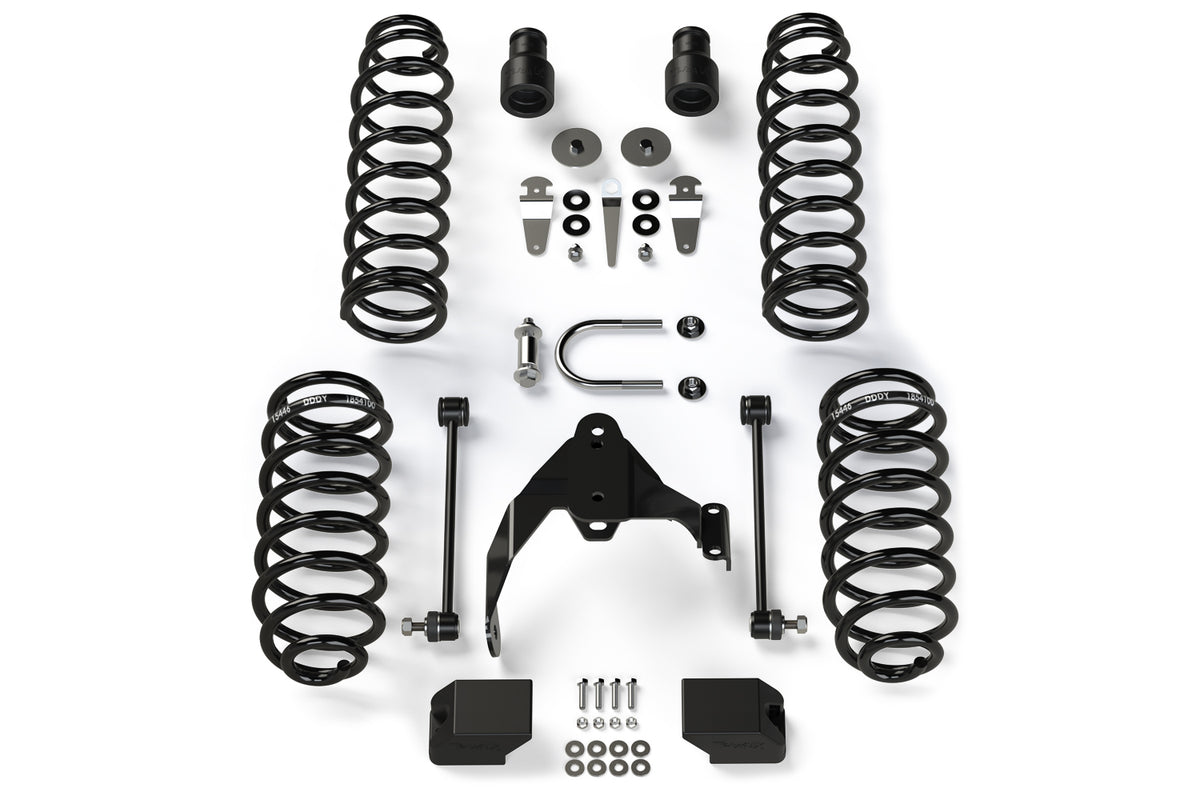 TeraFlex 2.5 inch coil spring base lift kit without shocks for Jeep Wrangler JK Unlimited