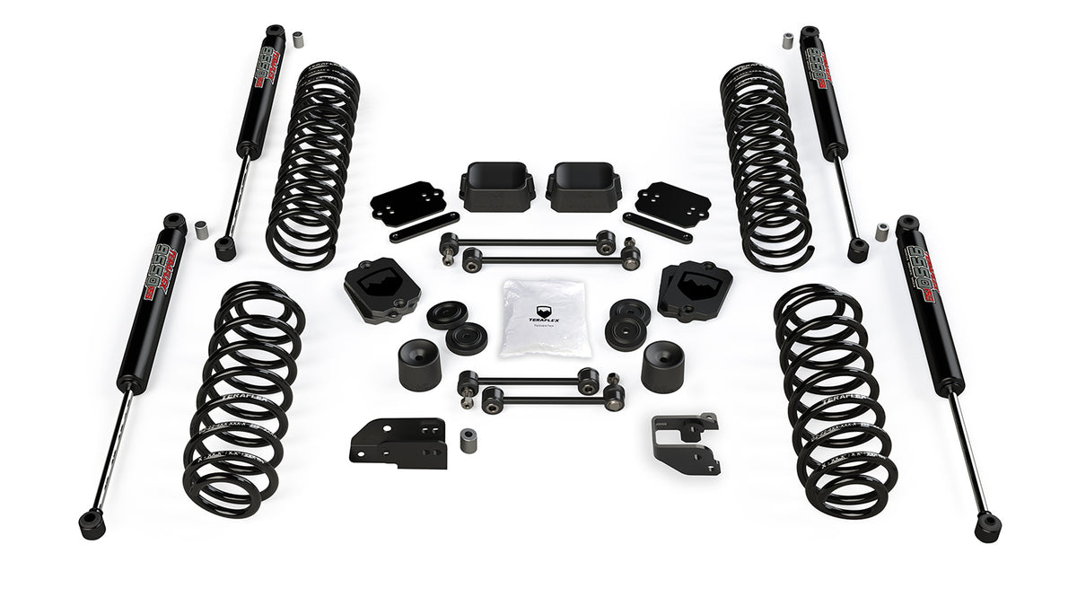 TeraFlex JL: 3.5" Coil Spring Base Lift Kit & 9550 VSS Twin-Tube Shocks - view 2