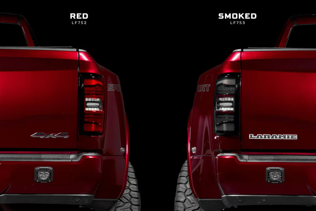 Morimoto Ram HD (2019+) XB LED Tail Lights (Smoked or Red)