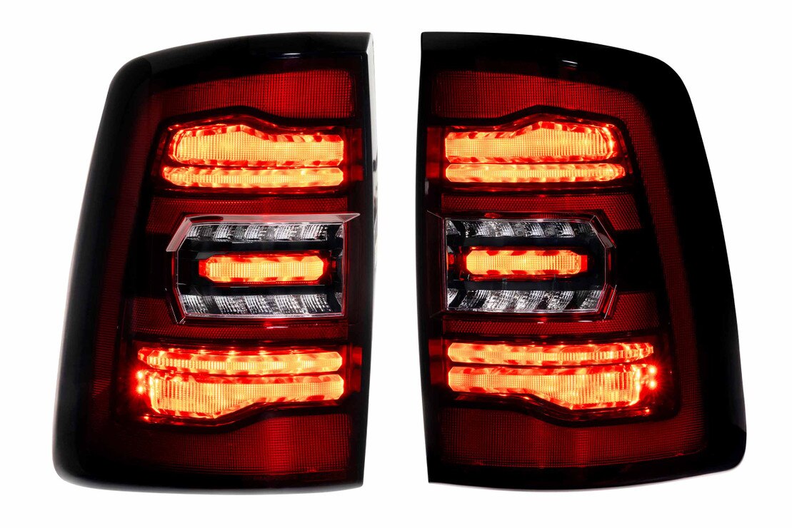 Morimoto Ram HD (2019+) XB LED Tail Lights (Smoked or Red)