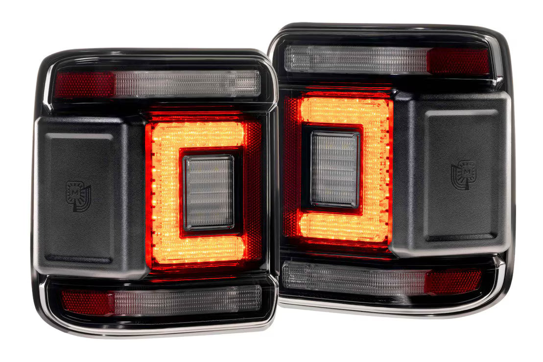 Morimoto Jeep Wrangler JL (2018+) XB LED Low Profile Tail Lights (Smoked or Red)
