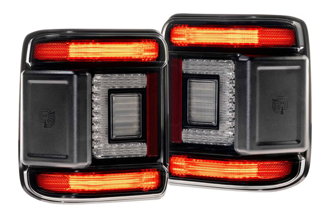 Morimoto Jeep Wrangler JL (2018+) XB LED Low Profile Tail Lights (Smoked or Red)