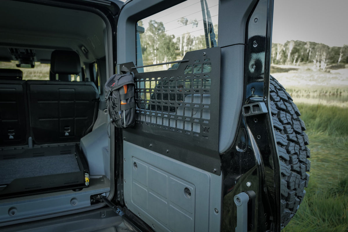 Canyon Adventure Vans rear door MOLLE panel passenger side for INEOS Grenadier