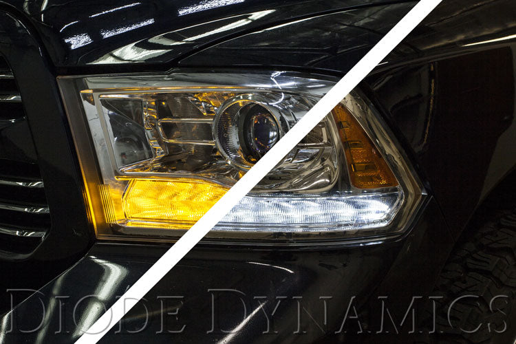 Diode Dynamics switchback LED boards for 2013-2018 Ram – installed