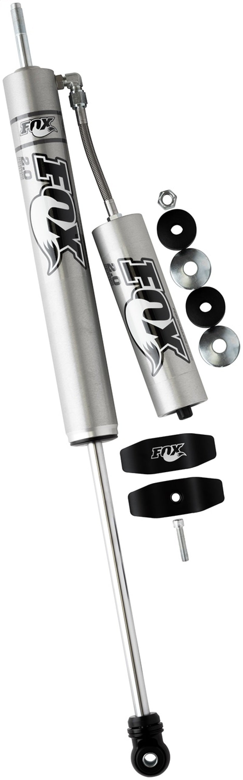 FOX 2.0 Performance Series Front Reservoir Shock (4-6 in. Lift), fits Jeep Wrangler
