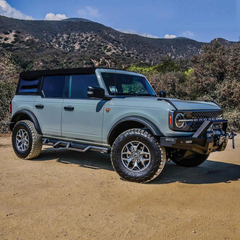 Westin HDX Drop Nerf Step Bars, fits Ford Bronco