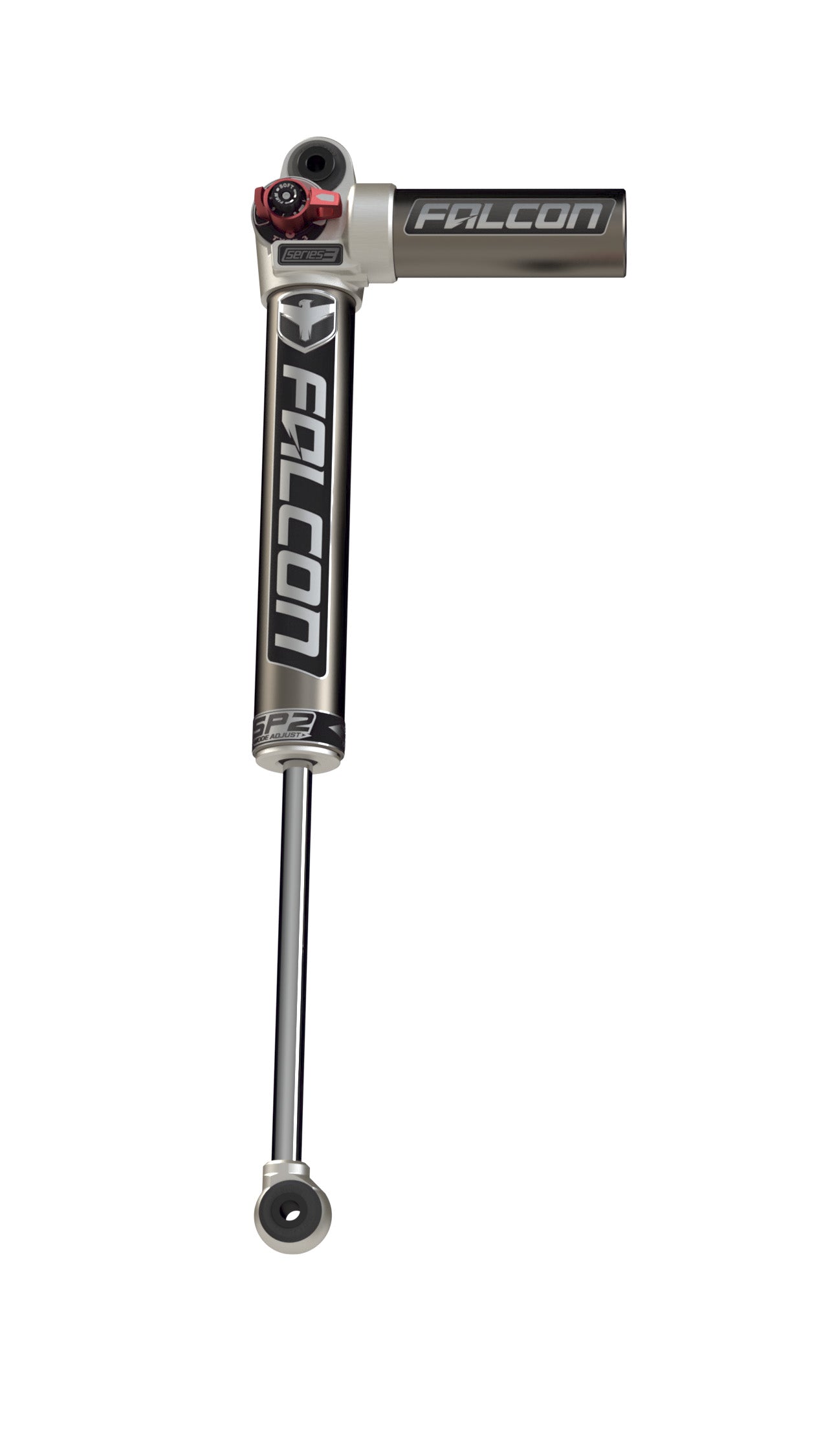 JT EcoDiesel: Falcon 3.3 SP2 Piggyback Front Left Shock (0-1.5" Lift)