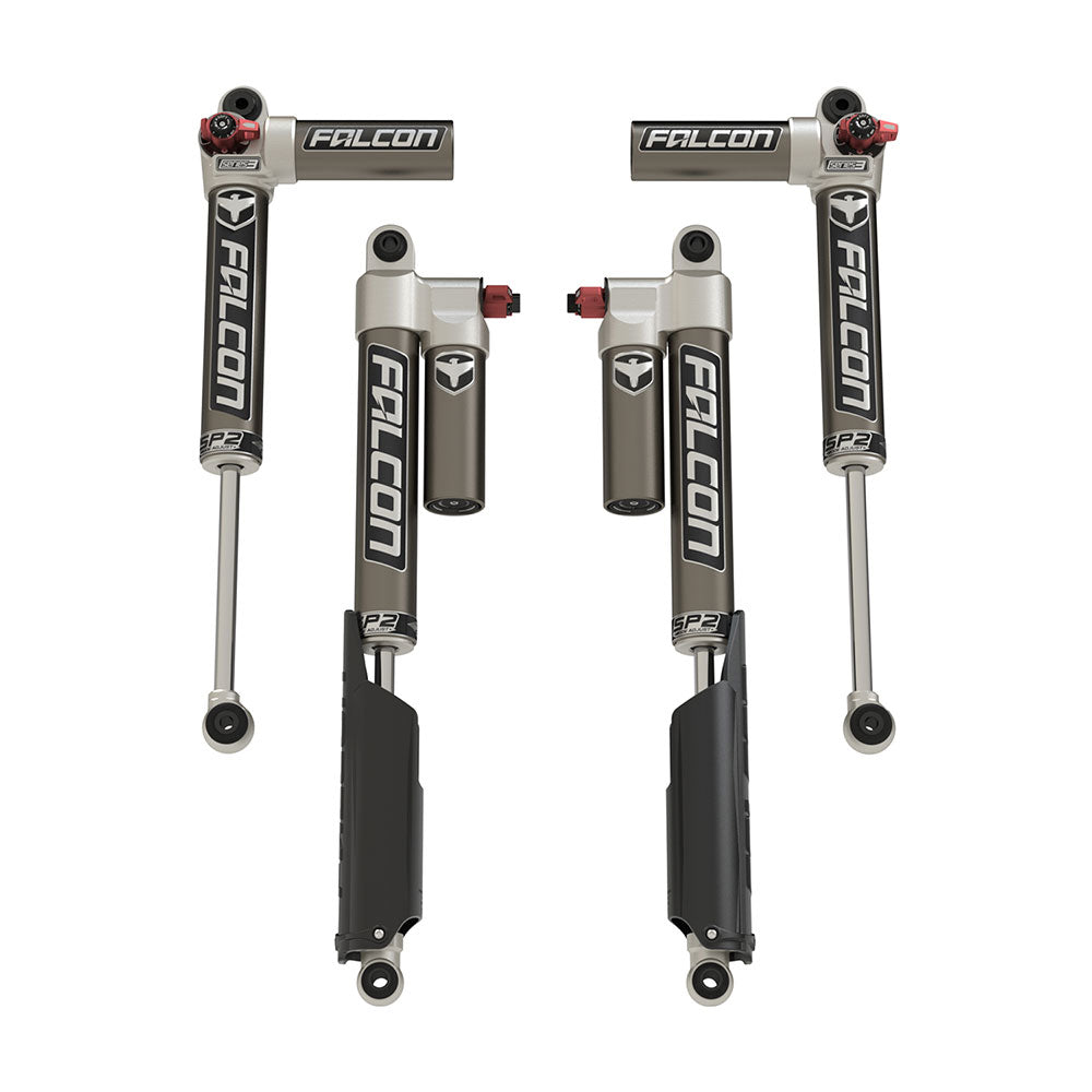 JT: Falcon SP2 3.3 Fast Adjust Piggyback Shock Kit (0-1.5" Lift)