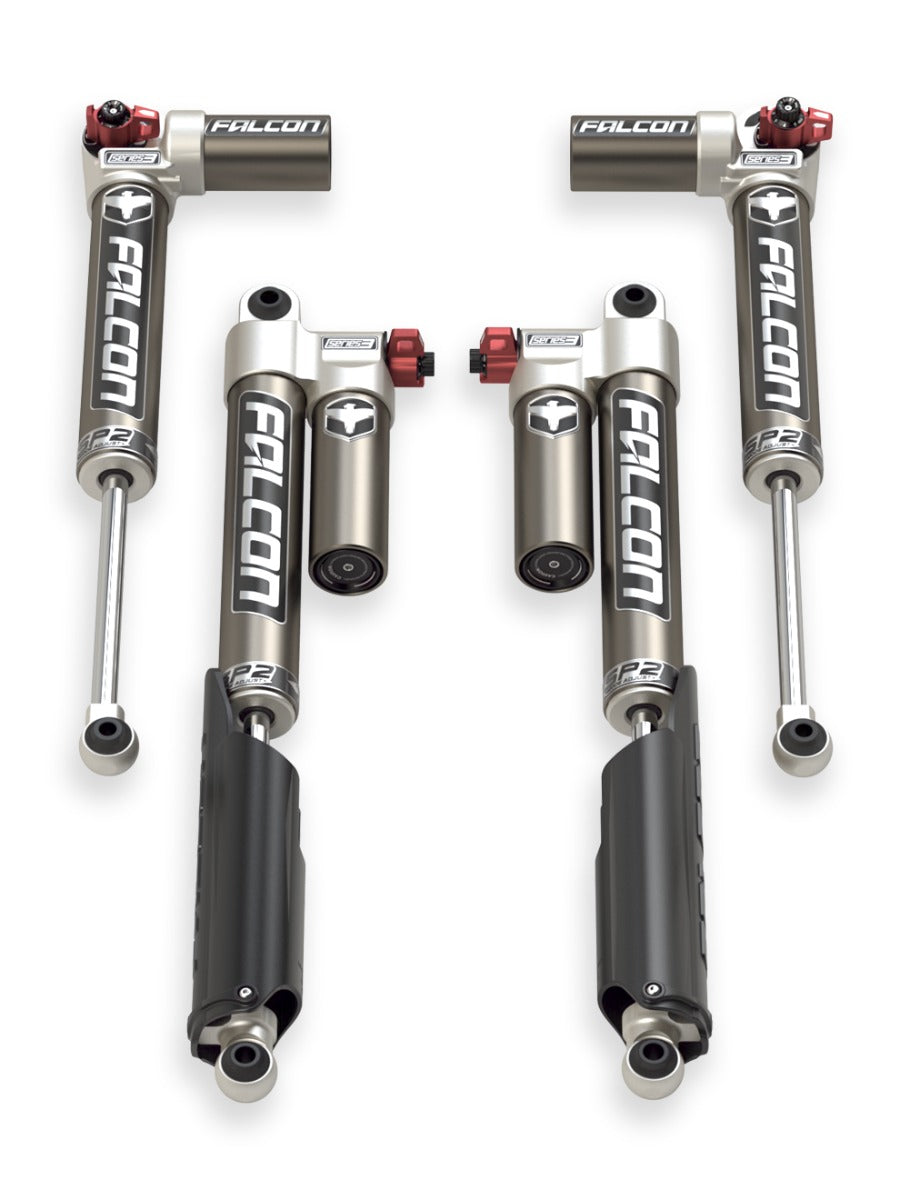TeraFlex JT EcoDiesel: Falcon SP2 3.3 Fast Adjust Piggyback Shock Kit (0-1.5" Lift)