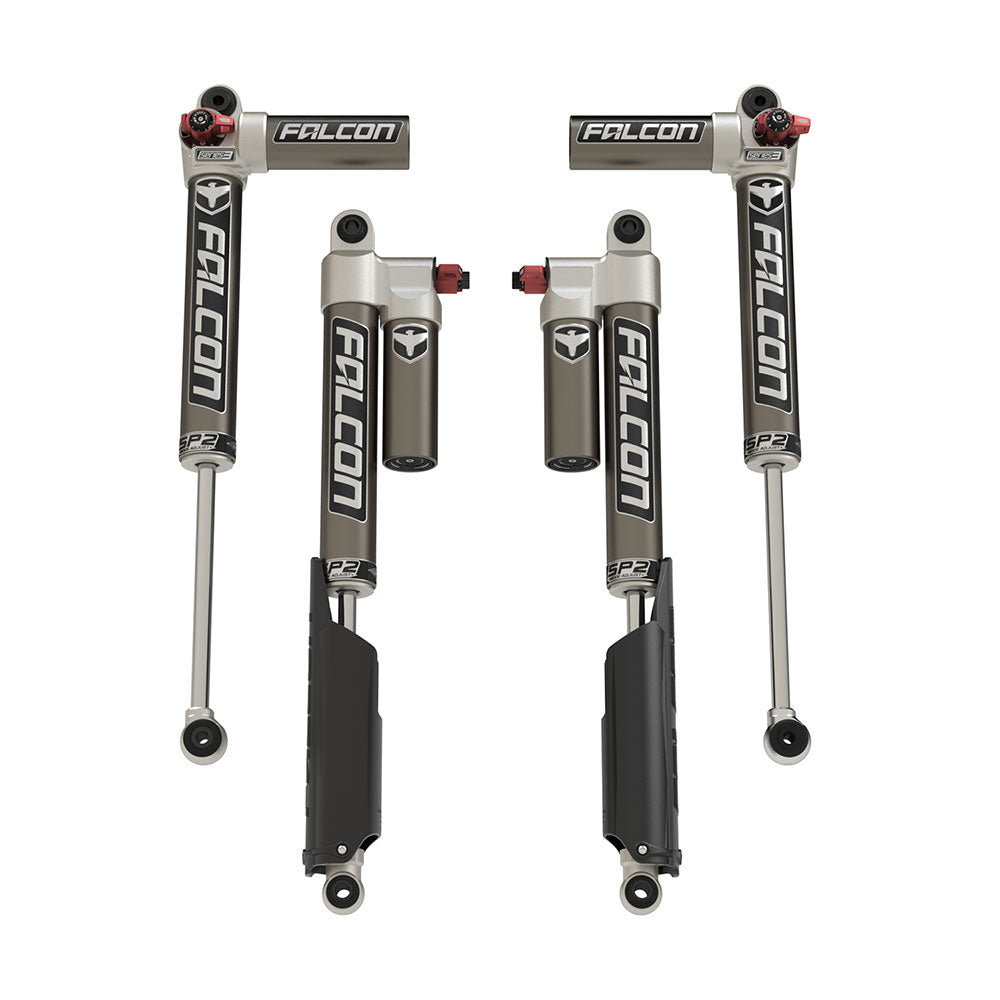 JT: Falcon SP2 3.3 Fast Adjust Piggyback Shock Kit (2-3" Lift)