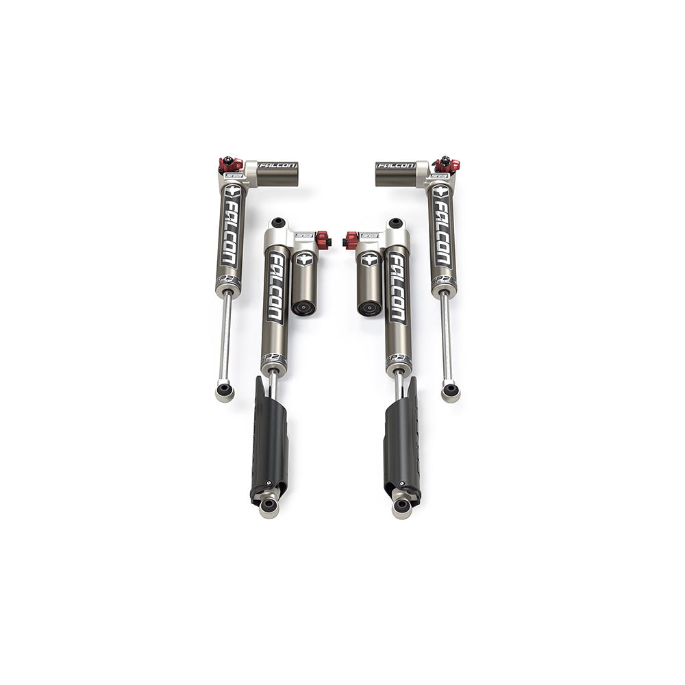 JT EcoDiesel: Falcon 3.3 SP2 Fast Adjust Piggyback Shock Kit (2-3" Lift)
