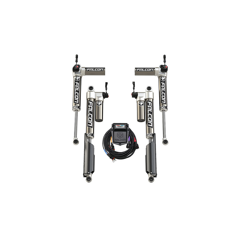 JT: Falcon SP2 3.5 aDAPT e-Adjust Piggyback Shock Kit (0-1.5" Lift)