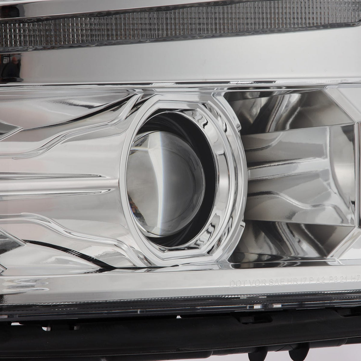 AlphaRex LUXX-Series LED Projector Headlights for Chevrolet Silverado 1500 - Chrome