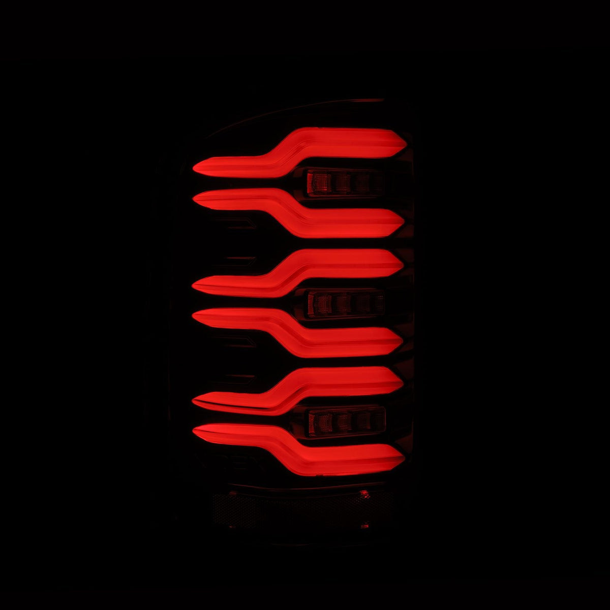 AlphaRex LUXX-Series LED Tail Lights for GMC Sierra HD 2500/3500 / GMC Sierra 1500 - Alpha-Black
