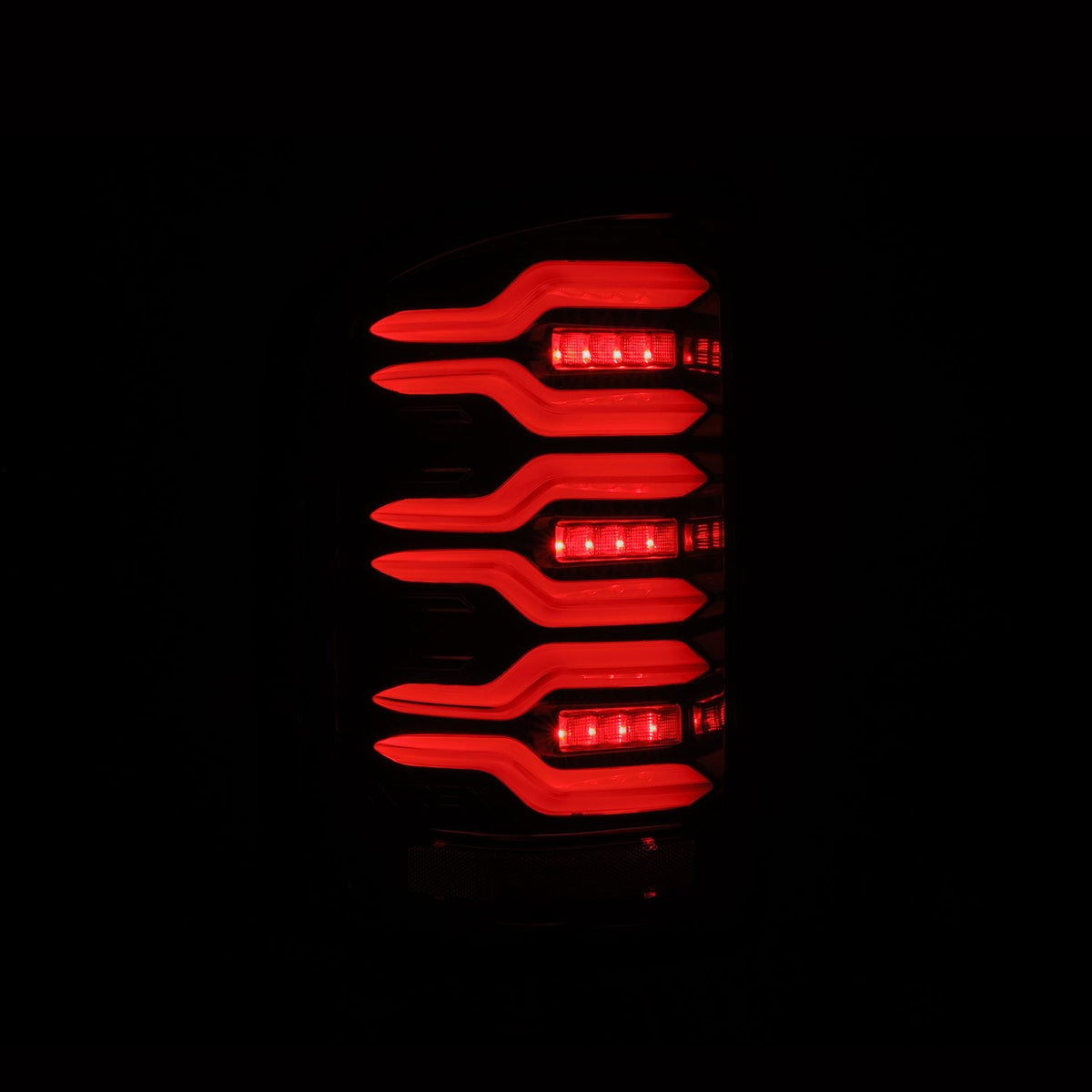 AlphaRex LUXX-Series LED Tail Lights for GMC Sierra HD 2500/3500 / GMC Sierra 1500 - Alpha-Black