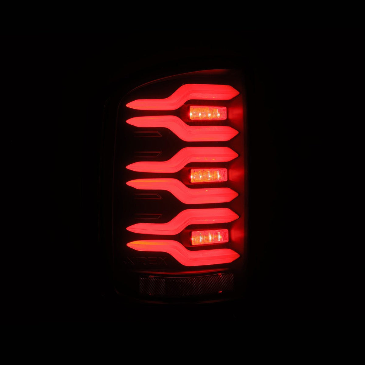 AlphaRex LUXX-Series LED Tail Lights for GMC Sierra HD 2500/3500 / GMC Sierra 1500 - Black Smoke