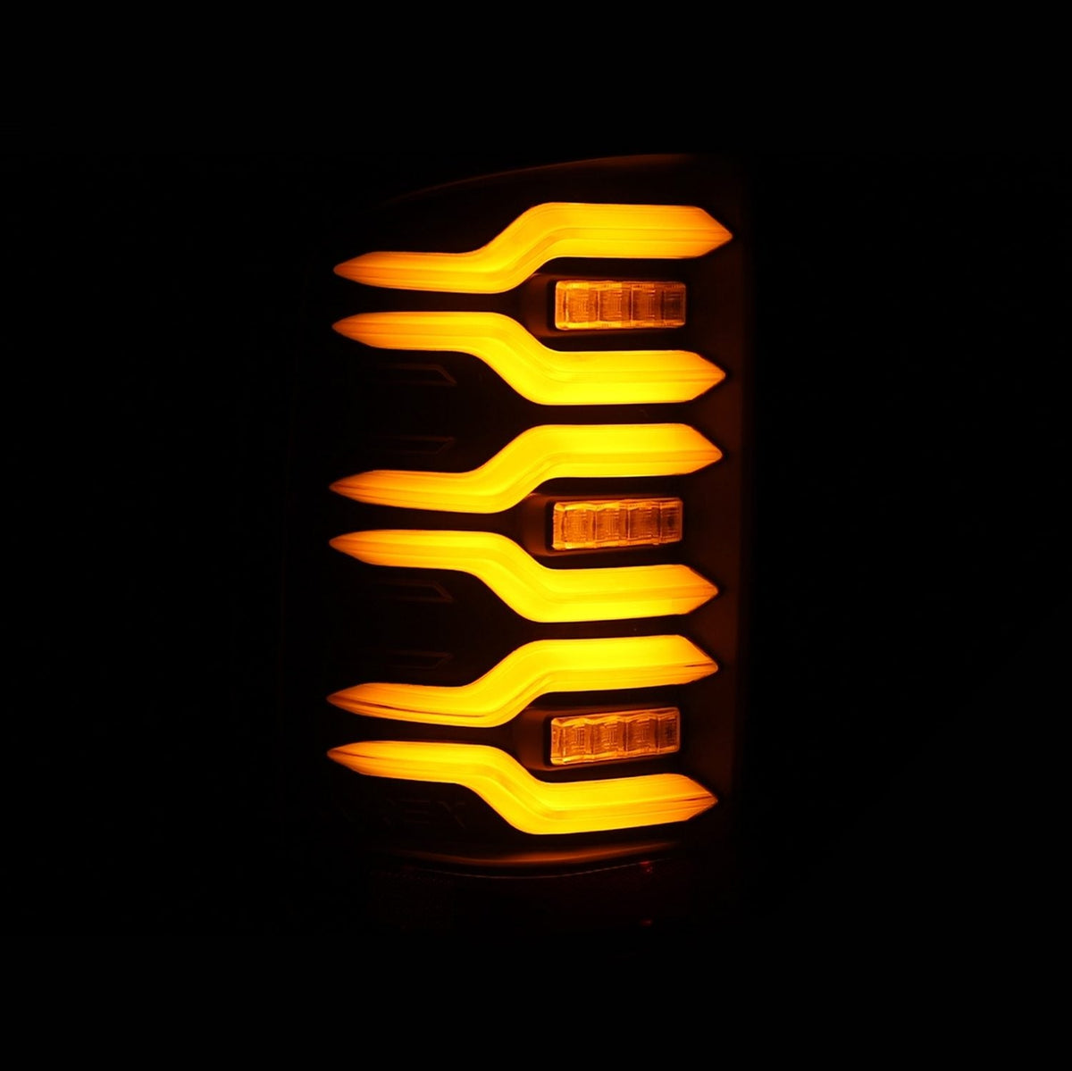 AlphaRex LUXX-Series LED Tail Lights for GMC Sierra HD 2500/3500 / GMC Sierra 1500 - Black Smoke