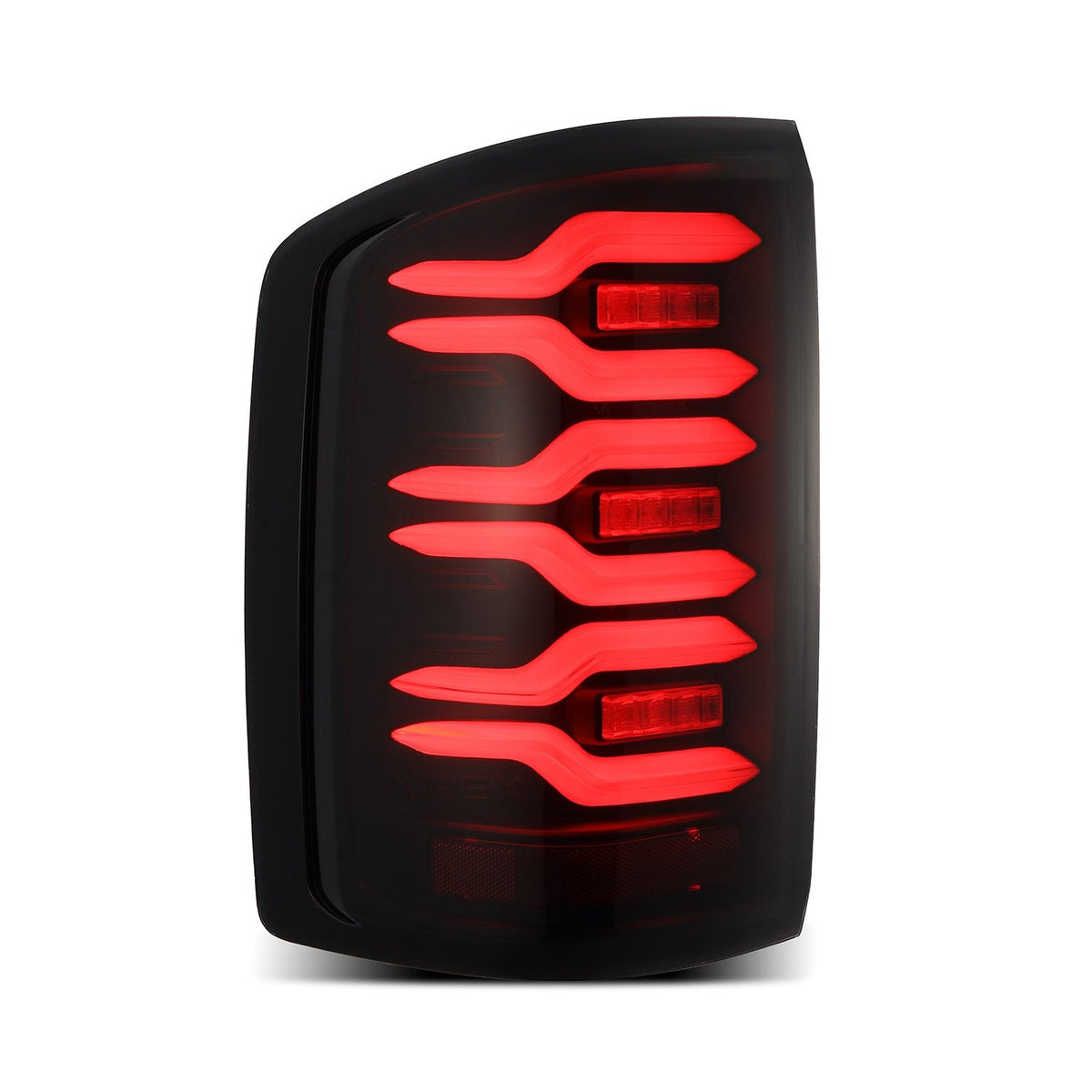AlphaRex LUXX-Series LED Tail Lights for GMC Sierra HD 2500/3500 / GMC Sierra 1500 - Black Smoke