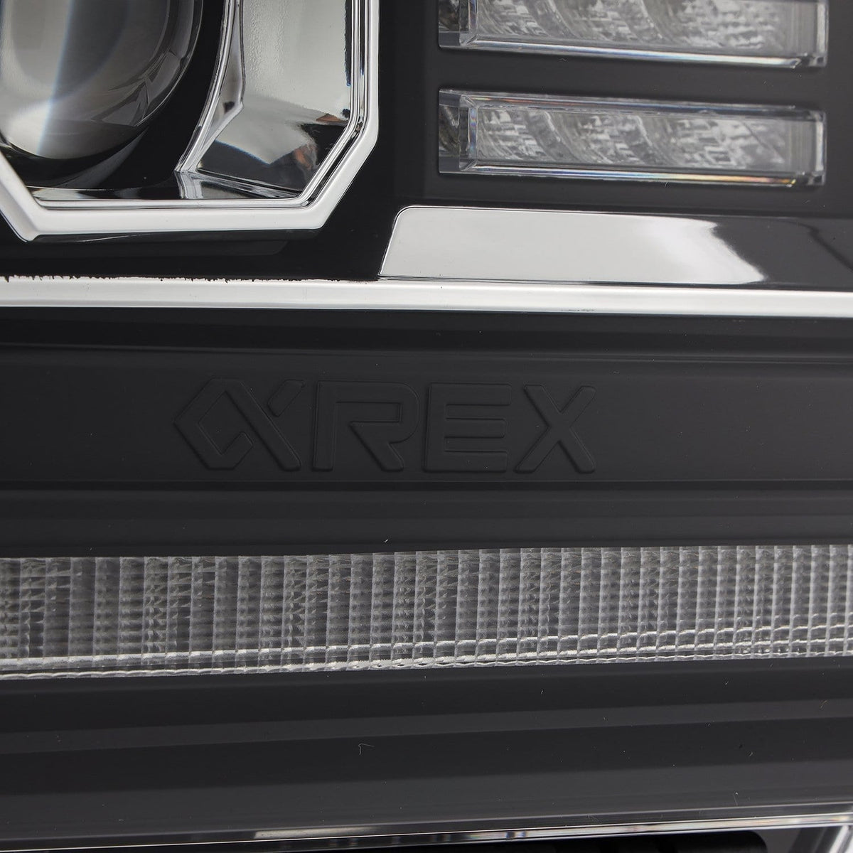 AlphaRex PRO-Series Halogen Projector Headlights for GMC Sierra 1500 / GMC Sierra HD 2500/3500 - Black