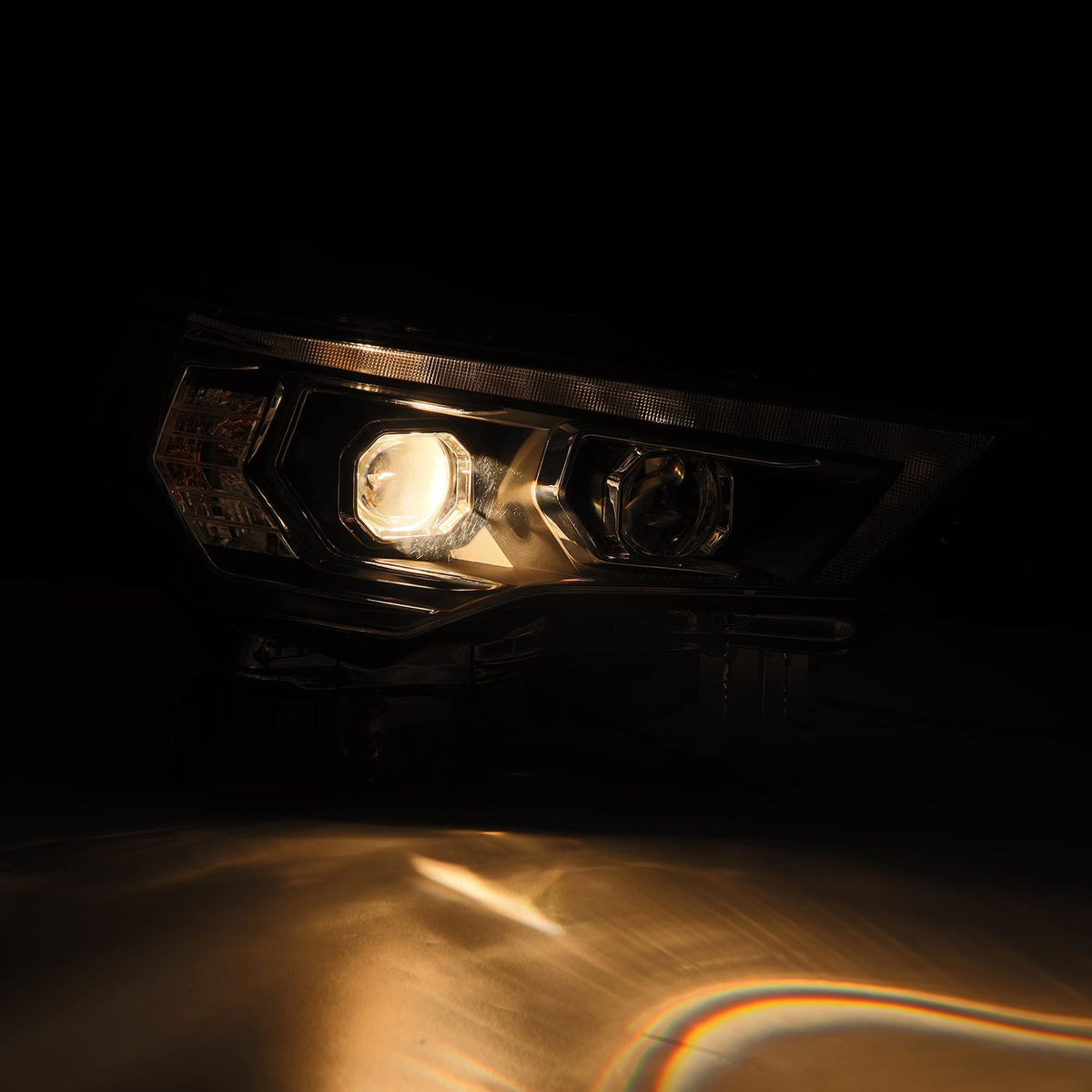 AlphaRex MK II PRO-Series Halogen Projector Headlights for Toyota 4Runner - Black