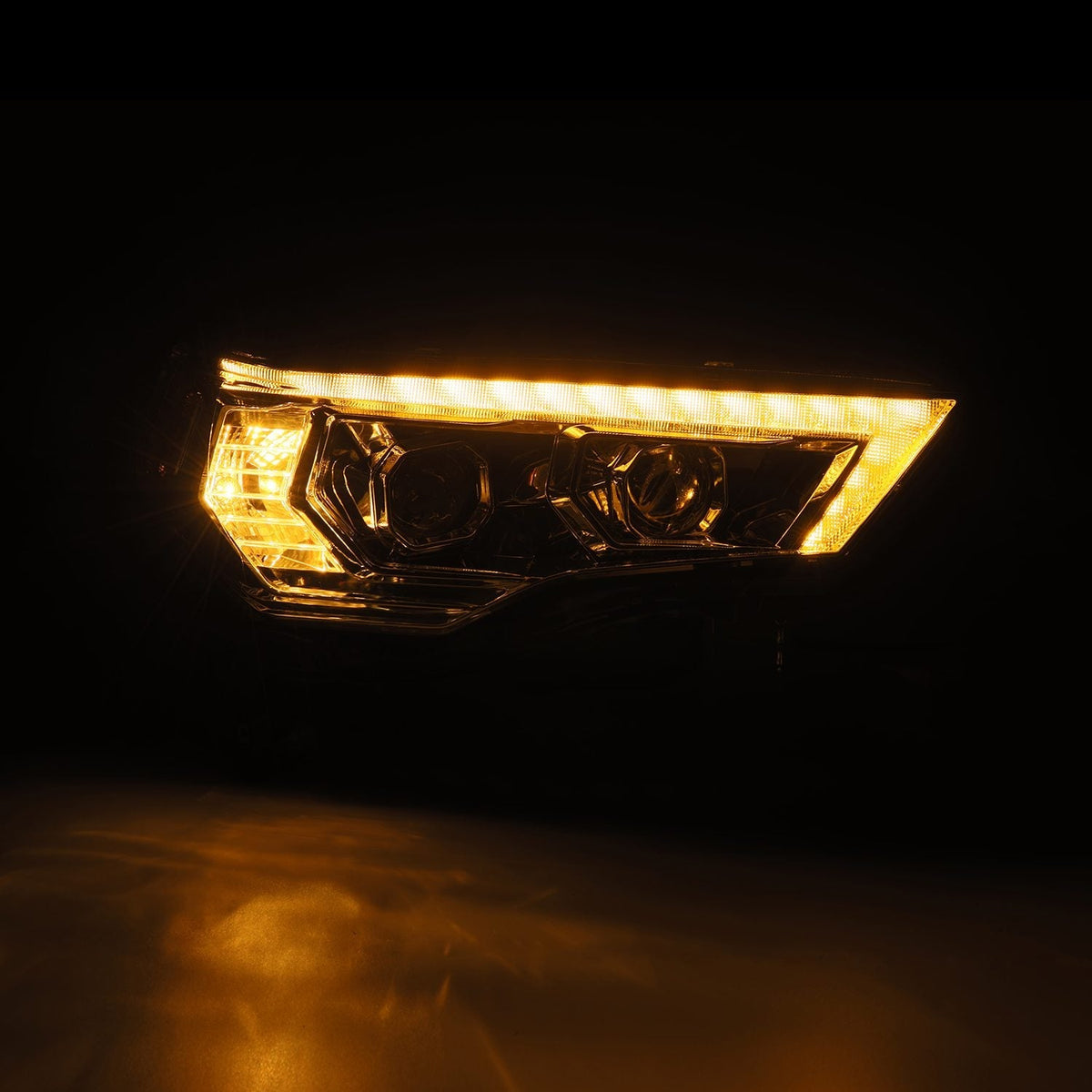 AlphaRex MK II PRO-Series Halogen Projector Headlights for Toyota 4Runner - Chrome