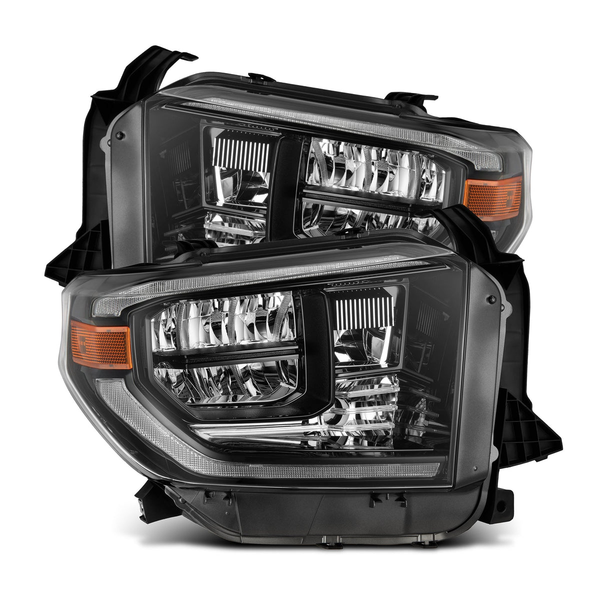 AlphaRex MK II LUXX-Series LED Crystal Headlights for Toyota Tundra - Alpha-Black