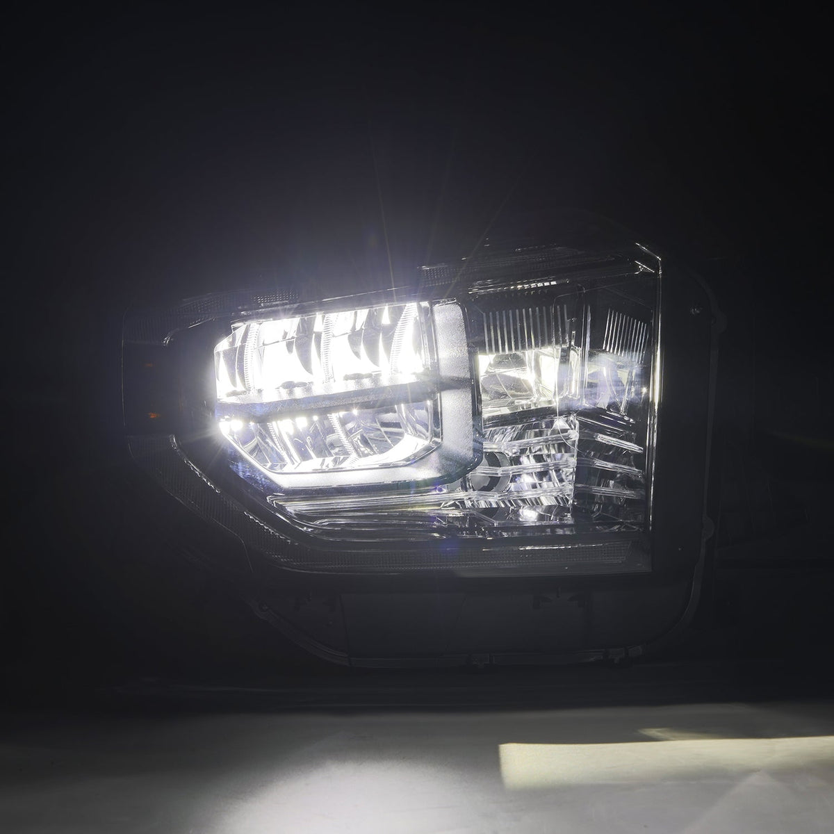 AlphaRex MK II LUXX-Series LED Crystal Headlights for Toyota Tundra - Alpha-Black