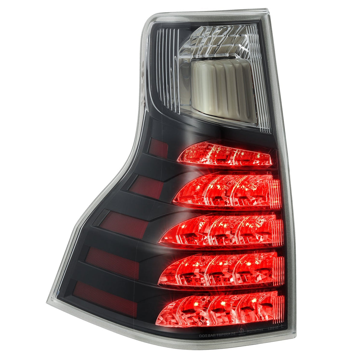 AlphaRex PRO-Series LED Tail Lights for Lexus GX 460 - Black Clear