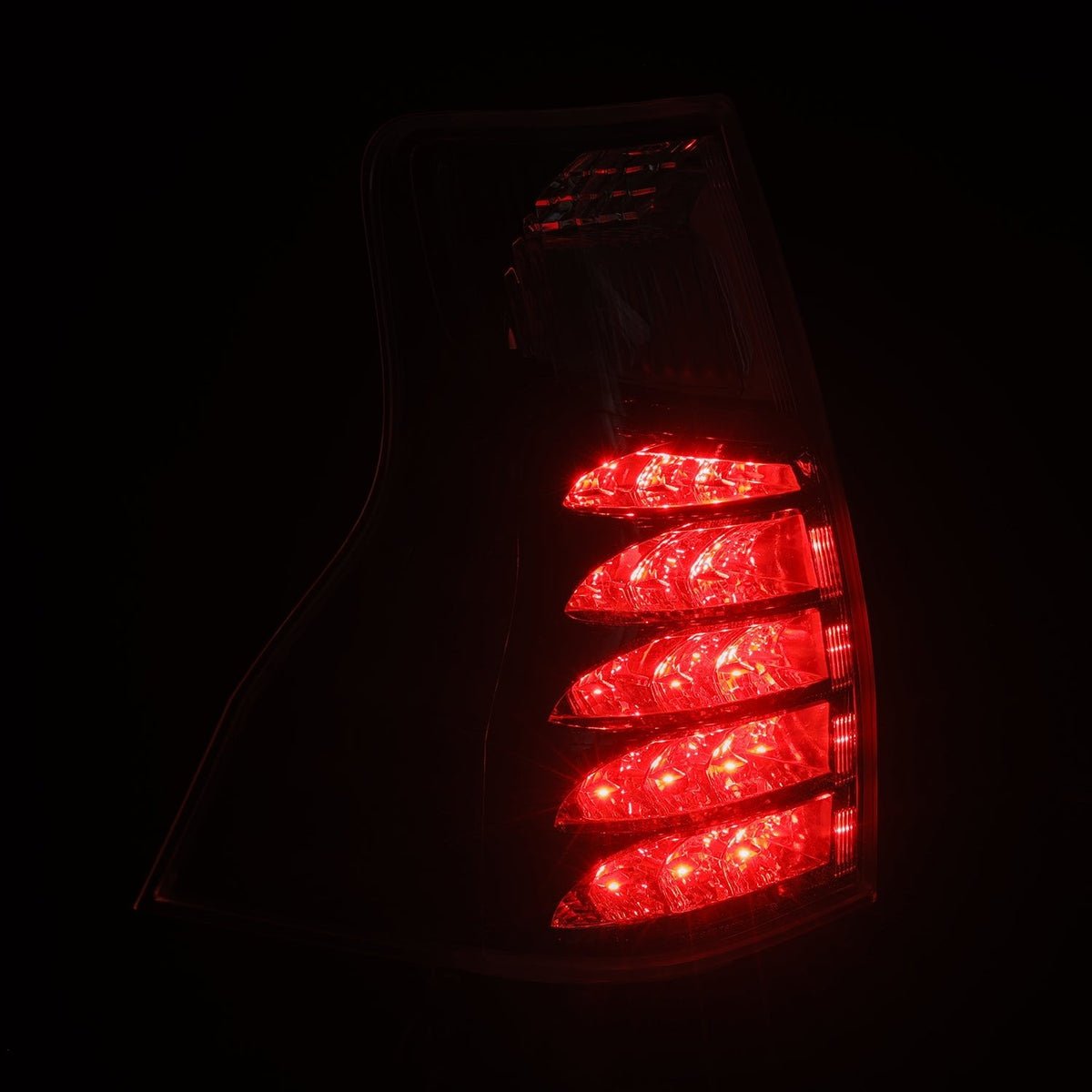 AlphaRex PRO-Series LED Tail Lights for Lexus GX 460 - Black Clear