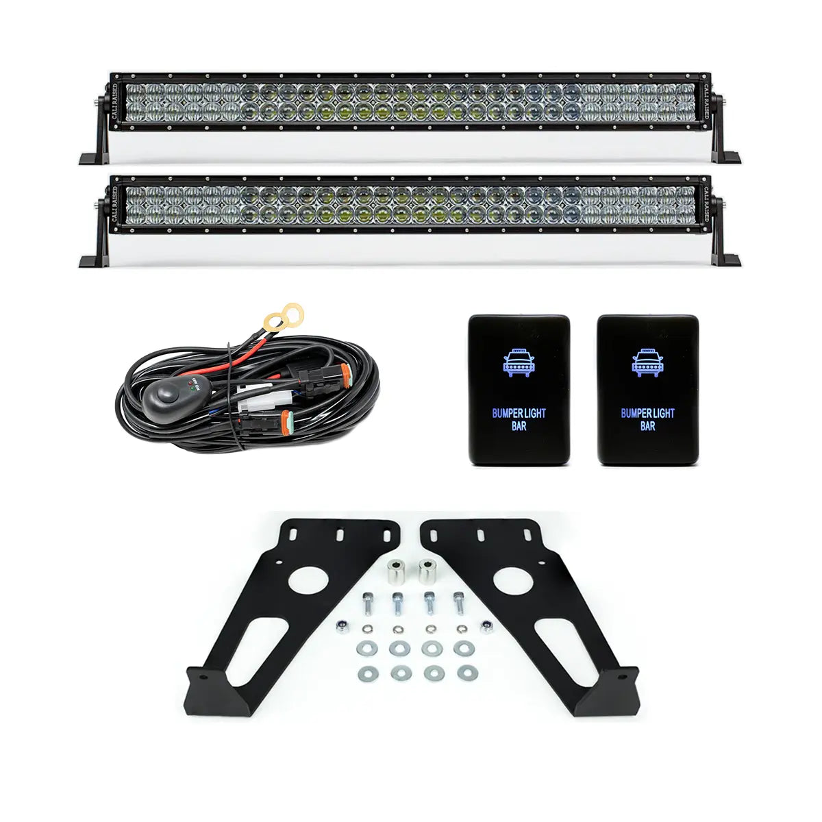 Cali Raised LED 32 inch hidden grille light bar kit for 2014-2024 Toyota 4Runner