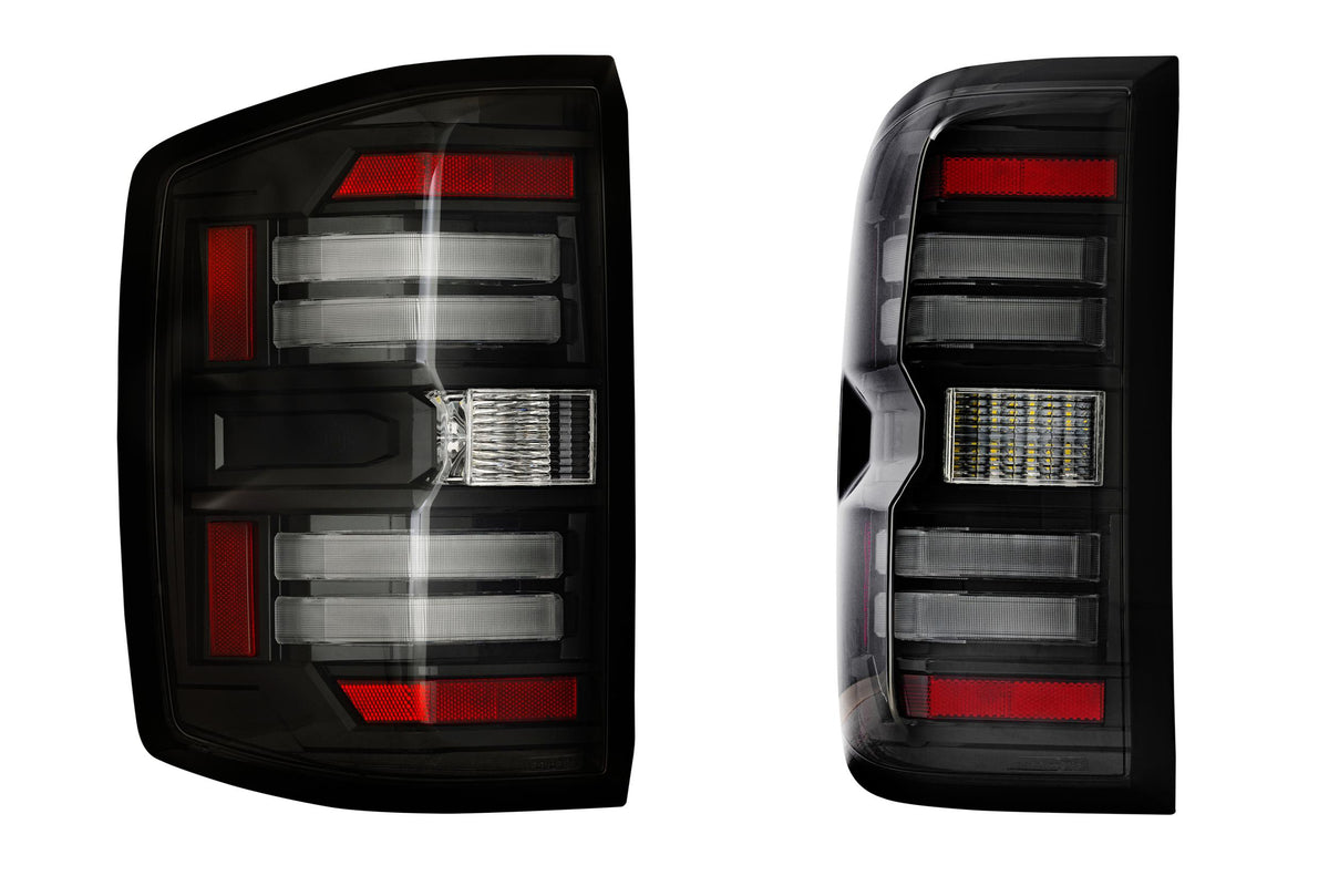 Morimoto smoked XB LED tail lights for 2014-2018 Chevrolet Silverado 1500