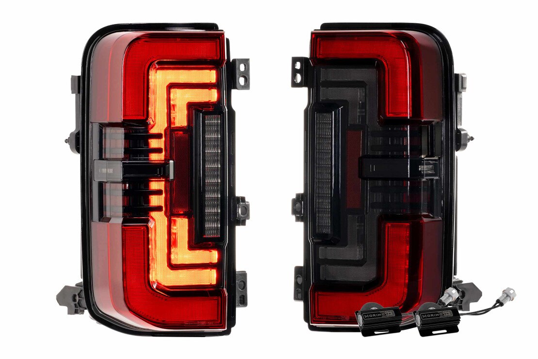 Morimoto Ford Bronco (2021+) XB LED Low Profile Tail Lights (Smoked or Red)