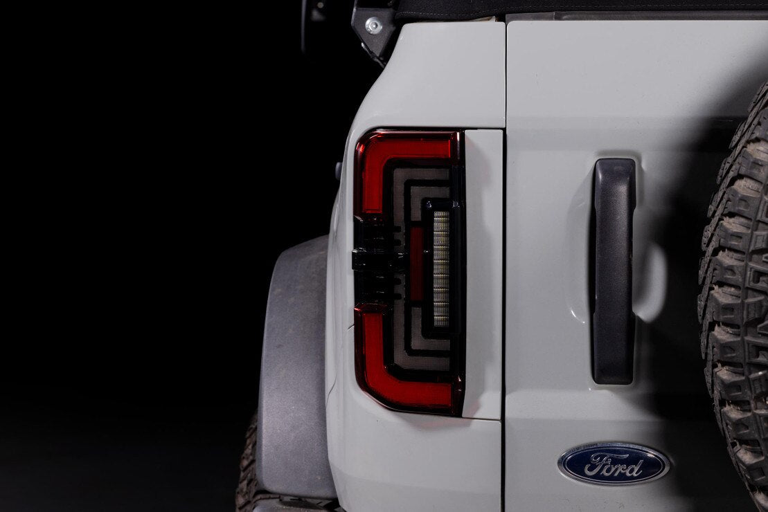 Morimoto Ford Bronco (2021+) XB LED Low Profile Tail Lights (Smoked or Red)