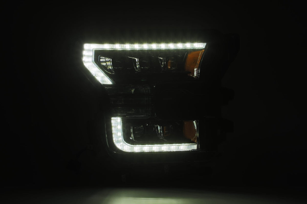AlphaRex NOVA-Series LED Projector Headlights for Ford F-150 / Ford F-150 Raptor - Chrome