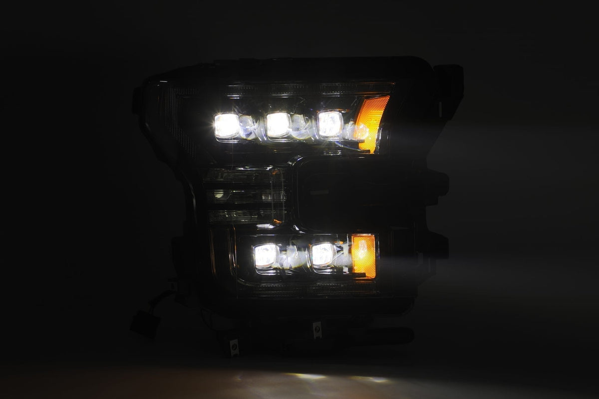 AlphaRex NOVA-Series LED Projector Headlights for Ford F-150 / Ford F-150 Raptor - Chrome