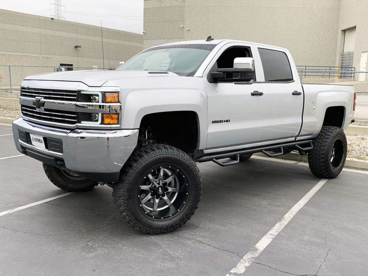 AlphaRex PRO-Series Halogen Projector Headlights for Chevrolet Silverado HD 2500/3500 - Black