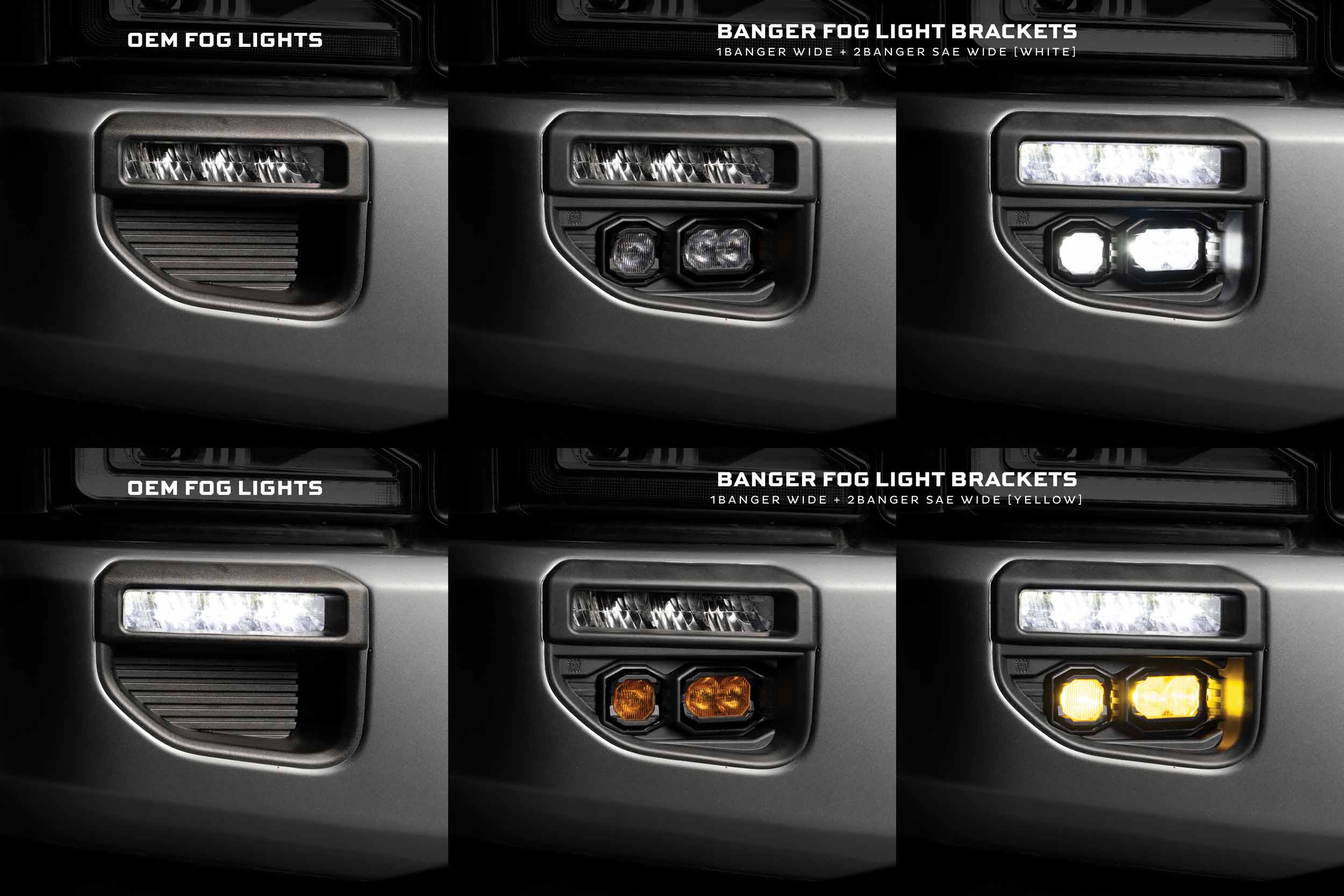 Morimoto Ford Super Duty (20-22) OE LED Banger LED Fog Lights
