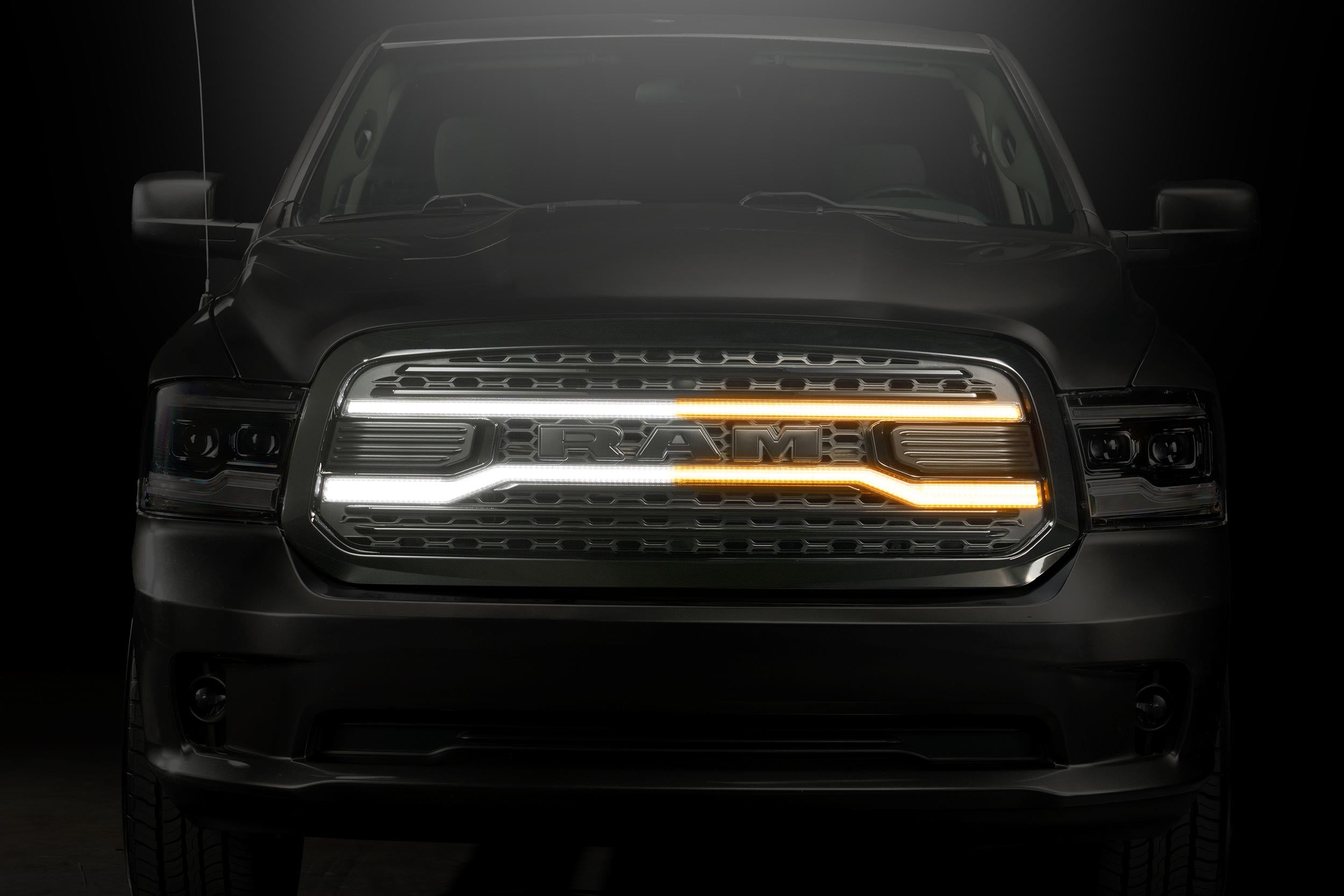Morimoto Dodge Ram 1500 XBG LED DRL Grille (Black) (13-18)