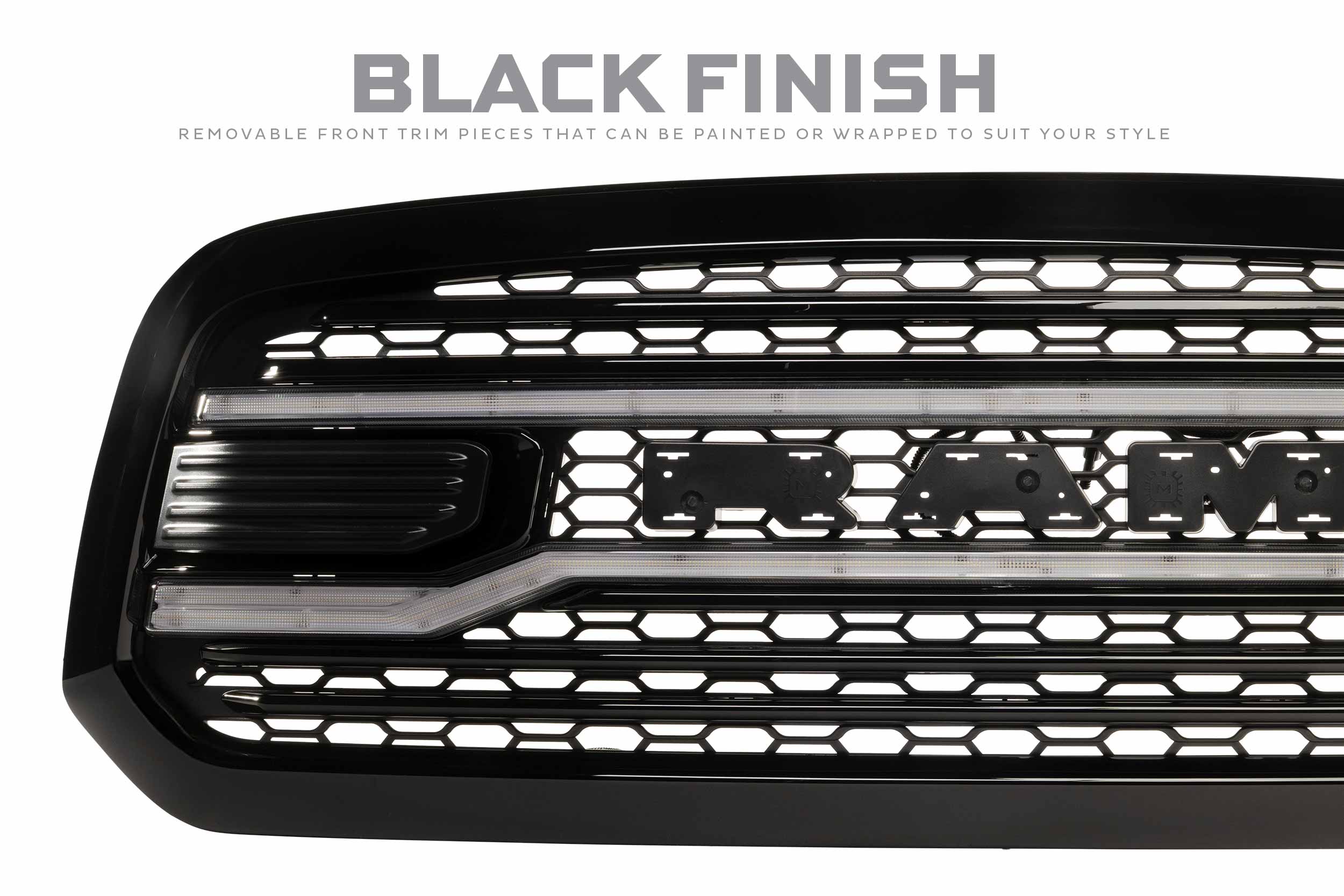 Morimoto Dodge Ram 1500 XBG LED DRL Grille (Black) (13-18)