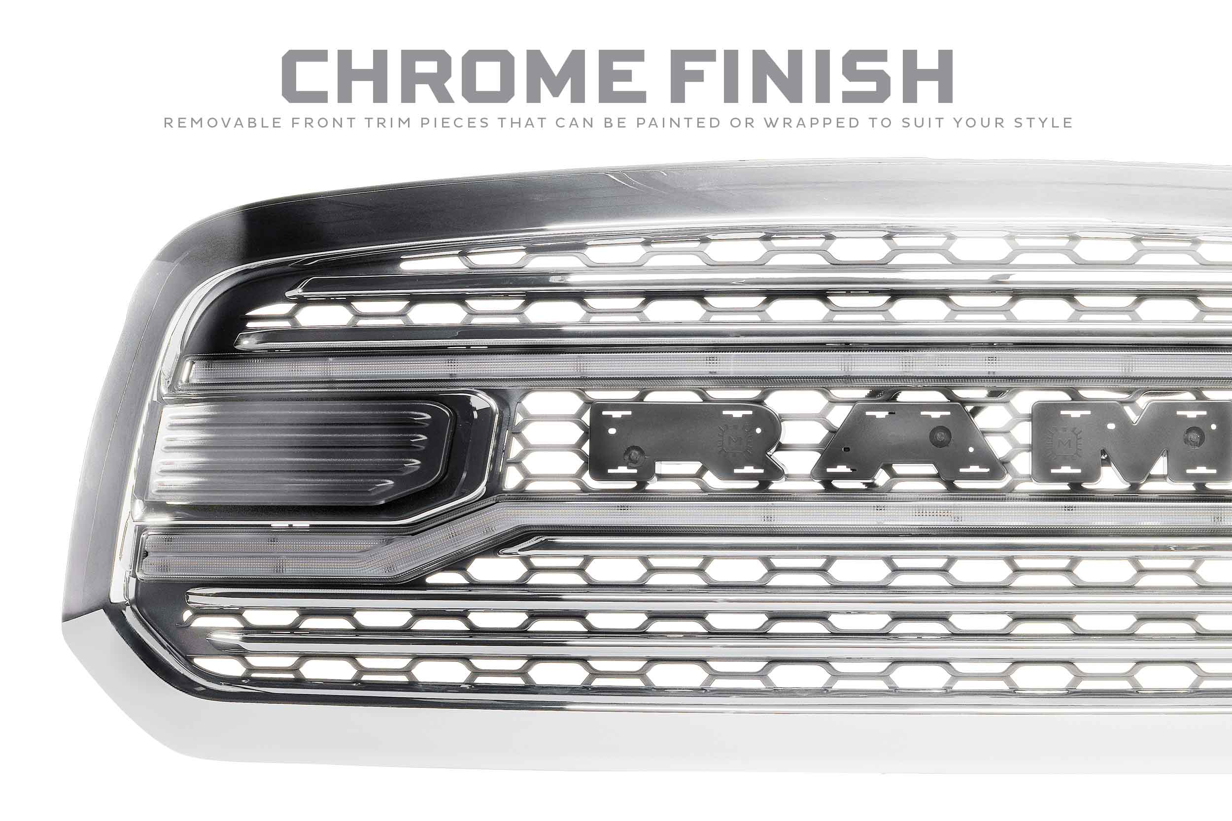 Morimoto Dodge Ram 1500 Classic XBG LED DRL Grille (Chrome) (19-24)