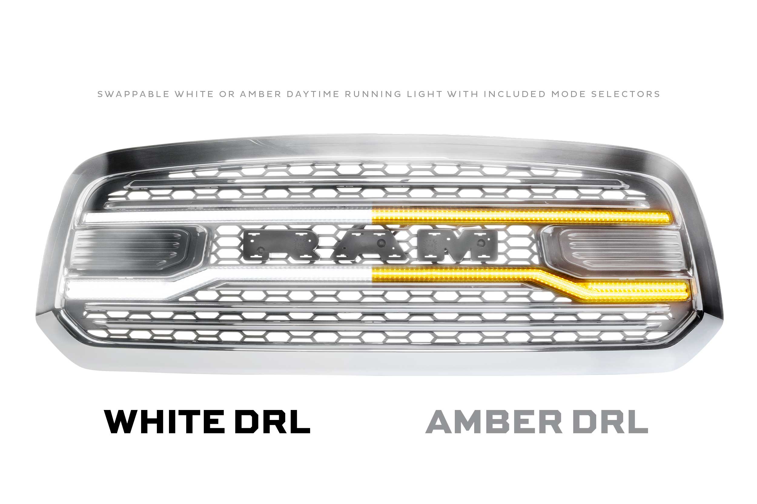 Morimoto Dodge Ram 1500 Classic XBG LED DRL Grille (Chrome) (19-24)