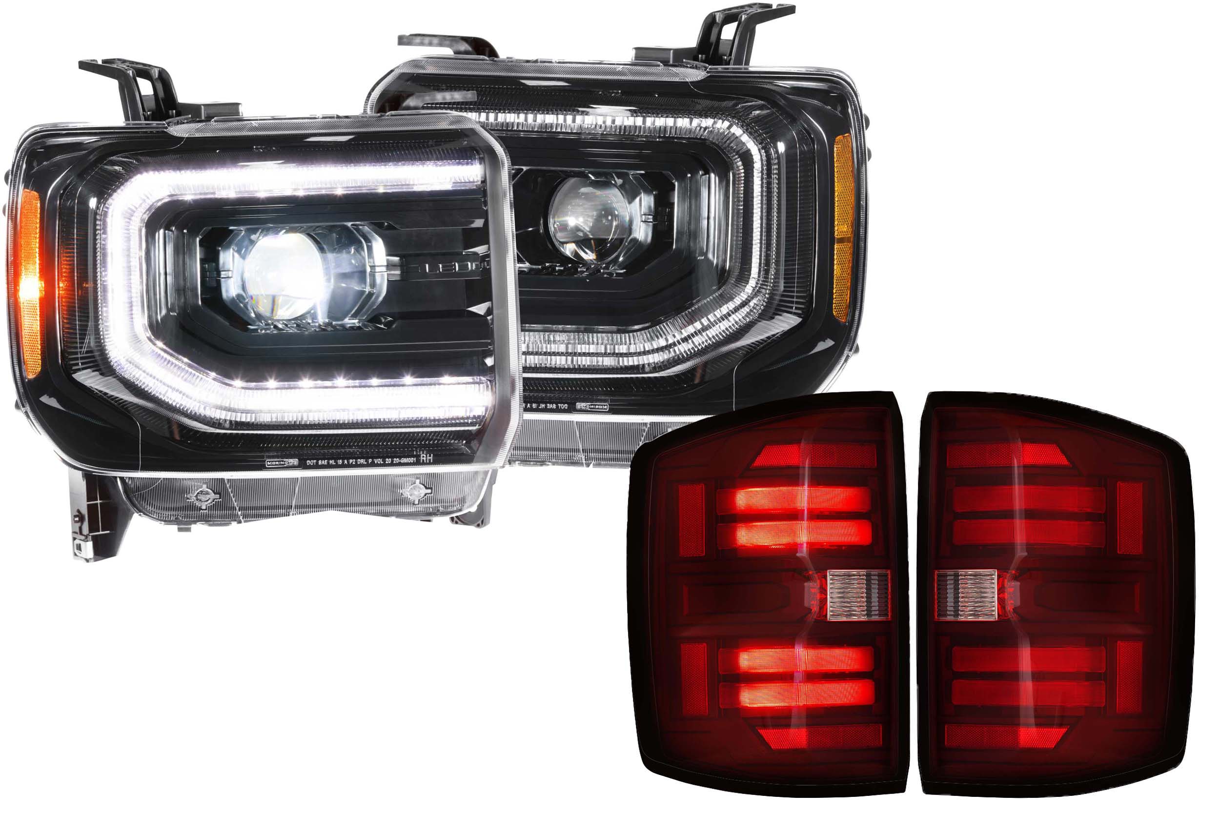 Morimoto GMC Sierra (15-19) 3500HD Dually Headlight & Tail Light Combo