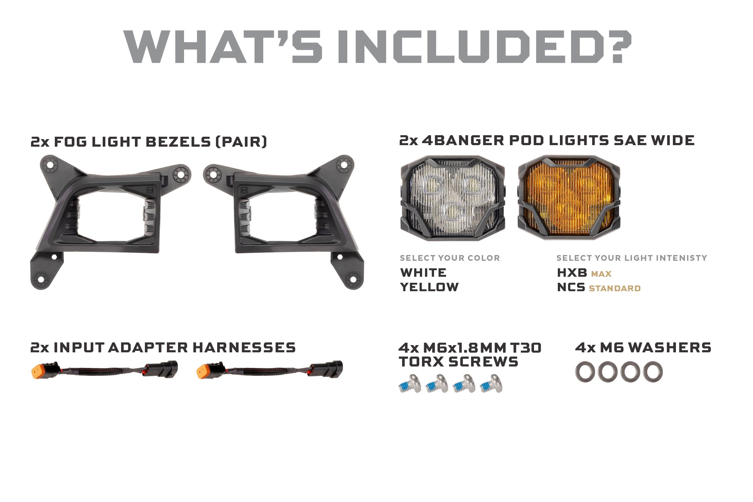 Morimoto Chevrolet Silverado (19-21) 1500 4Banger LED Fog Lights